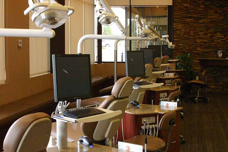 Weddle Orthodontics clinic area