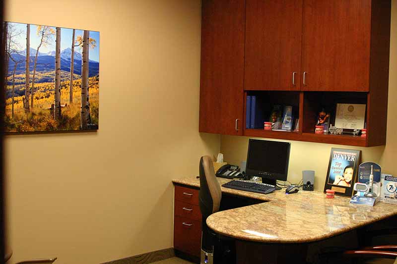 Dr Weddle's Westminster Orthodontists consultation office