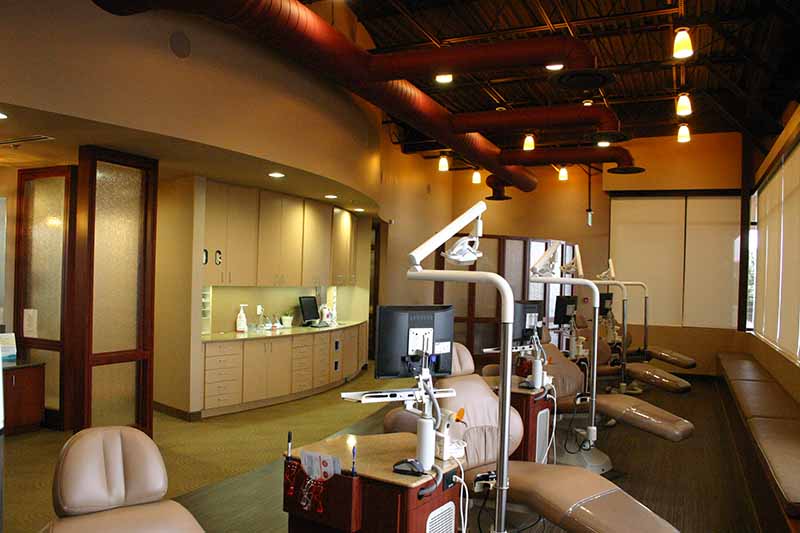 Weddle Orthodontics clinic area