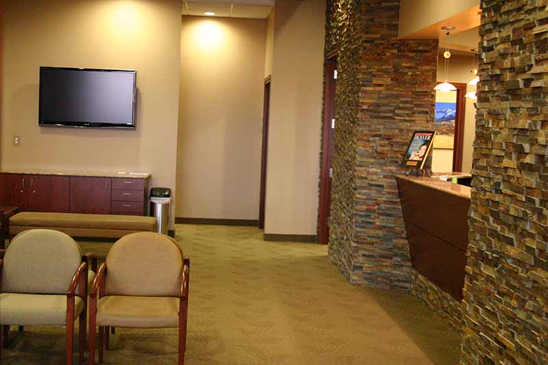 Weddle Orthodontics waiting area